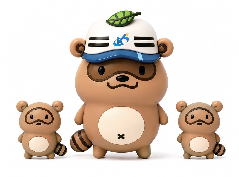 光南台土建 オリジナルキャラクター ナンちゃん・コウくん・ダイちゃん